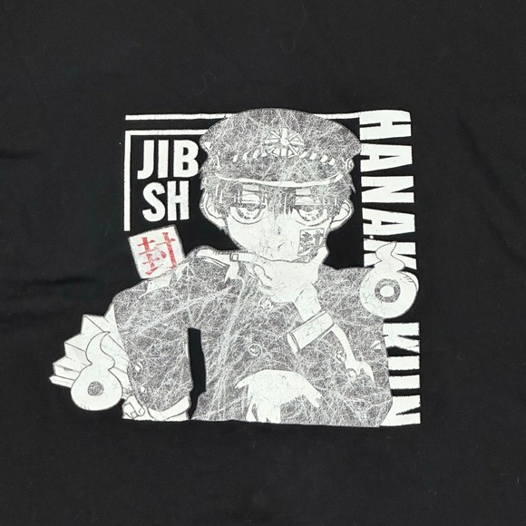 The Unbranded Brand Other - Anime Hanako Kun Hoodie Black White Two-Tone Pullover Sweatshirt Size XL